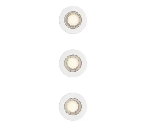 Svietidlá Philips - Sada 3x zapustené stropné svietidlo PERIDOT 1xGU10/7W/230V biela 872110303707700