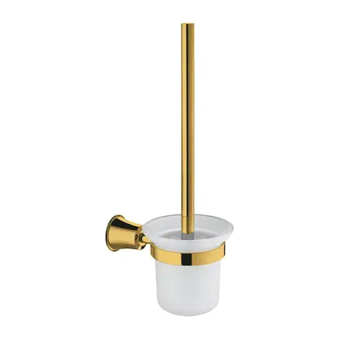 Doplnky do kúpeľne OMNIRES - ART LINE WC kefa zlatá /GL/ AL53620GL