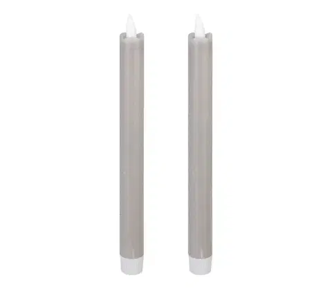 Svietidlá Eglo 422222 - SADA 2x LED Sviečka ANDRAFIABE LED/1xAAA 24,5 cm šedá 422222