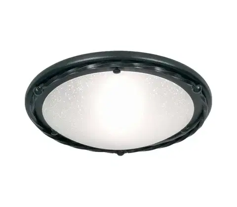 Svietidlá Elstead PB-F-B-BLACK - Stropné svietidlo PEMBROKE 1xE27/60W/230V čierna PB-F-B-BLACK