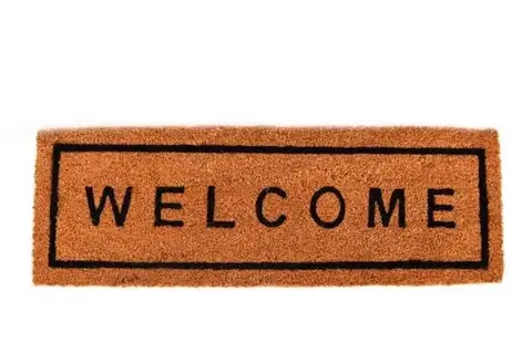 Rohožky Kinekus Rohož 25x75 cm na schody PVC+kokos WELCOME