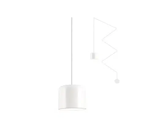 Svietidlá Redo 01-1821 - Luster na lanku DODO 1xE27/15W/230V pavúk biela 01-1821
