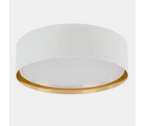 Svietidlá  Stropné svietidlo BILBAO 4xE27/15W/230V pr. 60 cm biela/zlatá 3433