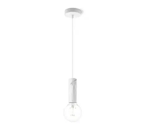 Svietidlá Home Sweet Home Luster na lanku SAGA 1xE27/40W/230V mramorová 8718808179232