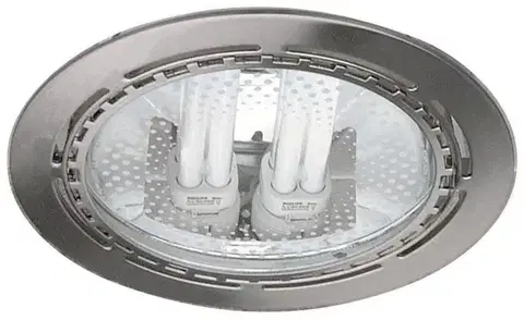 Stropná svetla Saténová okrúhla stropná lampa 2x18W 23cm DM-01