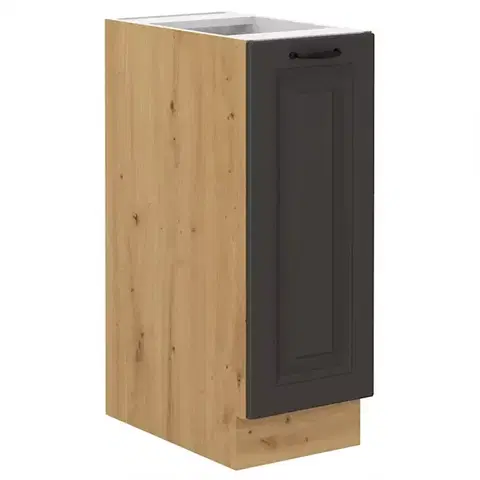Kuchynské skrinky stojace Kuchynská skrinka STILO grafit mat/artisan 30d cargo bb