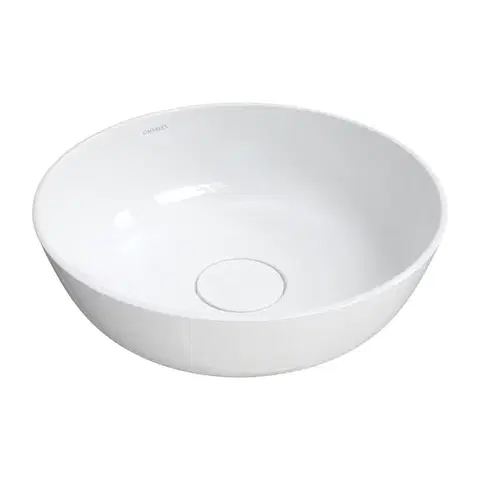 Umývadlá OMNIRES - SILK M+ umývadlo na dosku, o40 cm biela lesk /BP/ SILKR400BP