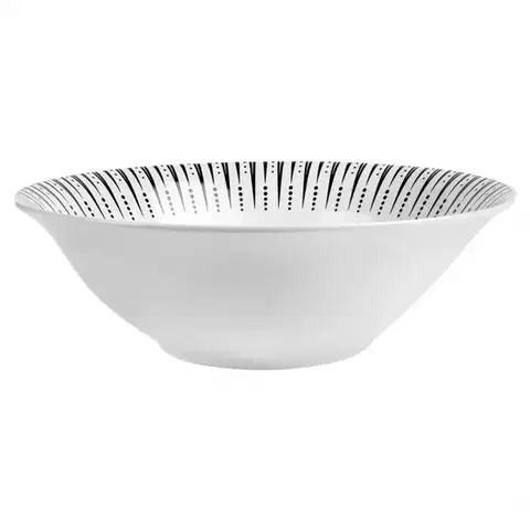 Dekorácie a bytové doplnky Porcelánová šalátová misa Iris 23 cm
