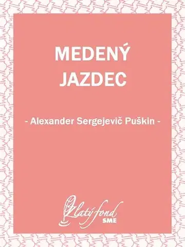Poézia Medený jazdec - Alexander Sergejevič Puškin