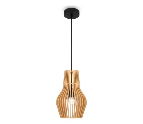 Svietidlá Maytoni MOD191PL-01W - Luster na lanku ROOTS 1xE27/40W/230V pr. 20 cm béžová MOD191PL-01W