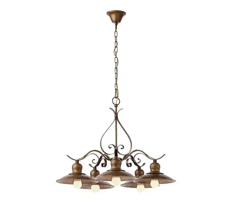 Svietidlá INCANTI 02-761 - Luster na reťazi LENA 5xE27/42W/230V 02-761