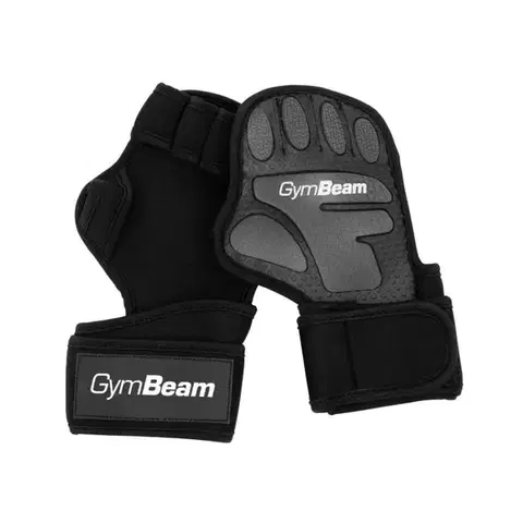 Rukavice na cvičenie GymBeam Fitness rukavice Heavy Grip Black  S/M