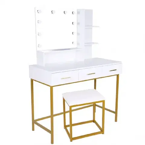 Toaletné stolíky Toaletný stolík Selena + stolička