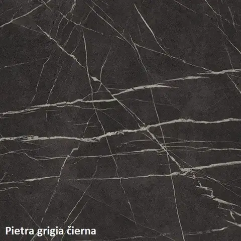 Príslušenstvo ku kuchynským linkám ArtExt Zástena za kuchynskú linku Zástena: Pietra grigia čierna F206 18 mm