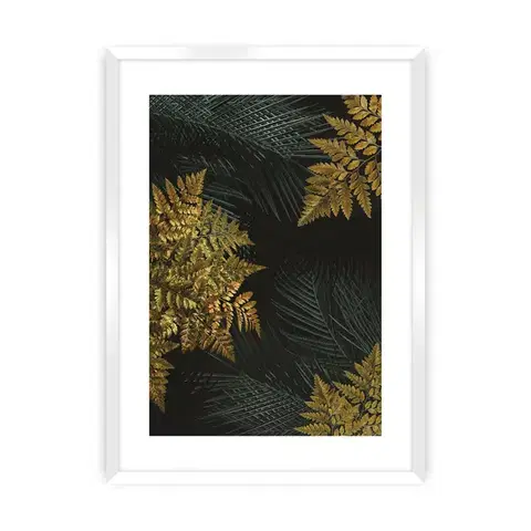 Obrazy Plagát Golden Leaves II