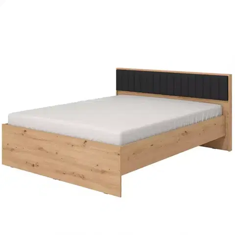 Dvojlôžkové postele Posteľ Varadero Plus artisan/čierna 160x200 11011631