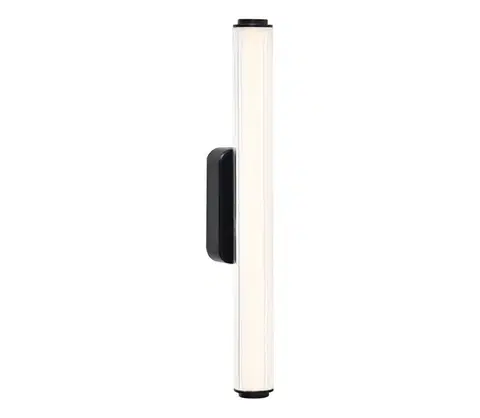 Svietidlá Nordlux - LED kúpeľňové nástenné svietidlo VIRELLE LED/12W/230V 3000/4000K IP44 čierna 2610241003
