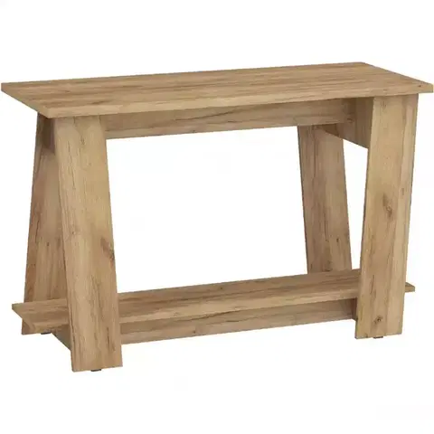 Moderné kancelárske stoly Písací stôl Via zlatý craft