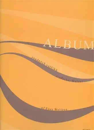 Hudba - noty, spevníky, príručky Album snadných valčíků