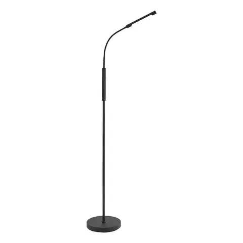 Lampy Moderná stojaca lampa čierna vrátane LED 3-stupňové stmievanie nabíjateľná - Statler