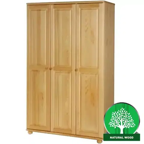 Šatníkové skrine Skriňa Merkury 120 cm borovice