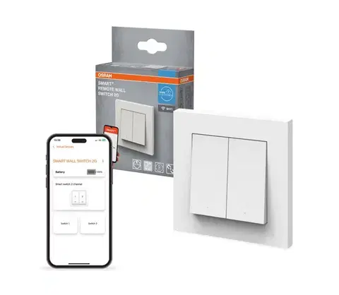 Predlžovacie káble Osram - Bezdrôtový 2-tlačidlový vypínač SMART+ 5V Wi-Fi 4058075849860