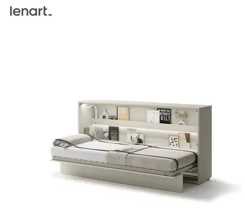 Postele Dig-net nábytok Sklápacia posteľ Lenart BED CONCEPT BC-06 kašmír | 90 x 200 cm