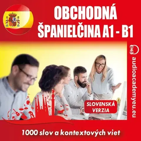 Jazykové učebnice - ostatné Audioacademyeu Obchodná španielčina A1-B1