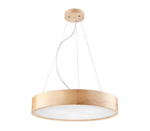 Svietidlá  Luster na lanku NATURAL 3xE27/60W/230V ø 47 cm borovica LD PD 6.3/z SOSNA NATURAL