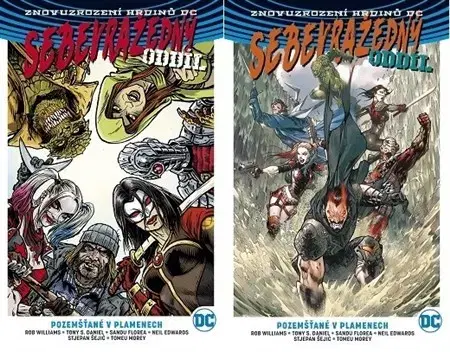 Komiksy Sebevražedný oddíl 4: Pozemšťané v plamenech (USA + CZ obálka) - Rob Williams