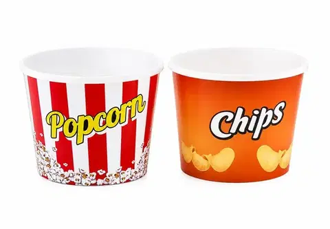 Dózy na potraviny MAKRO - Dóza na popcorn 2,2l, rôzne dekory