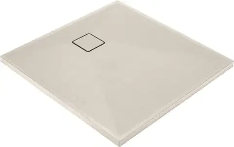 Vane DEANTE - Sprchová vanička Correo z granitu, štvorcová, 80x80 cm KQR_542B