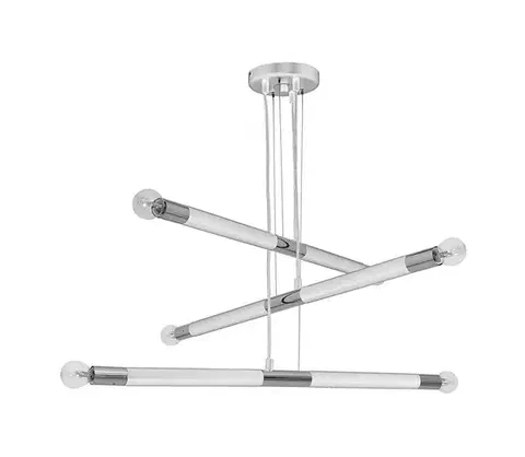 Svietidlá  Luster na lanku BASTONE WHITE 6xE14/40W/230V MLP6568