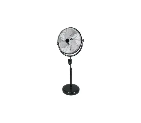 Ventilátory Eurolamp Priemyselný stojanový látor 100 W/230 V, Ø 46 cm, čierny 300-23504