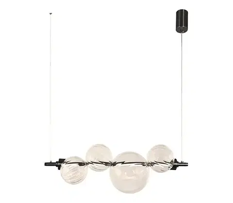 Svietidlá  LED luster na lanku PLAYA LED/12W/230V čierny 34-50502