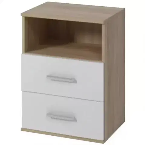 Všetky produkty Nočný stolík Goda III 2S sonoma/biela
