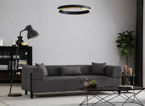 Pohovky a gauče Trojmiestna pohovka Gio 3 Seater - Anthracite