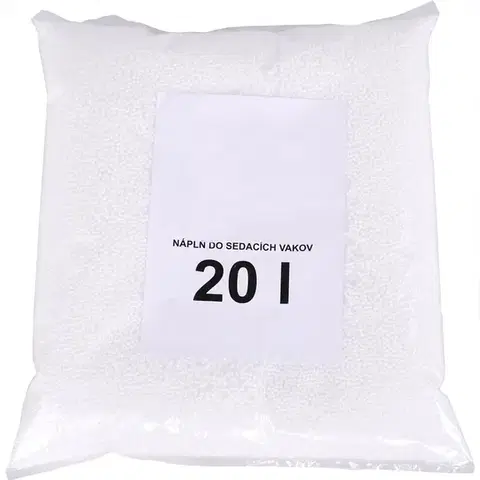 Sedacie vaky KONDELA EPS 20 náplň do sedacích vakov biela