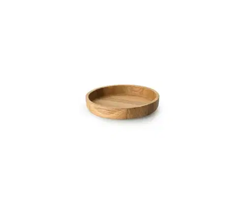 Dózy na potraviny Continenta C4134 - Drevěná miska 25x4,8 cm dub C4134