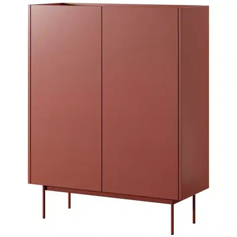 Komody do spálne Komoda Color KD-97 ceramic red