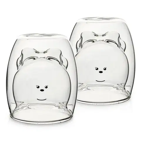 Hrnčeky a šálky 4Home Termo pohár Hot&Cool Lady Bear 250 ml, 2 ks