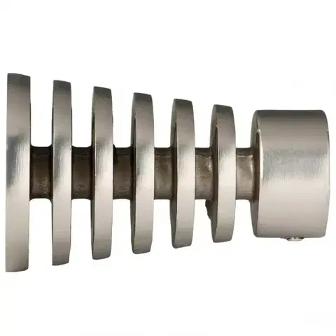 Príslušenstvo k roletám a garnižiam Ukončenie kovové 19mm Tenor satina nikel (2ks)