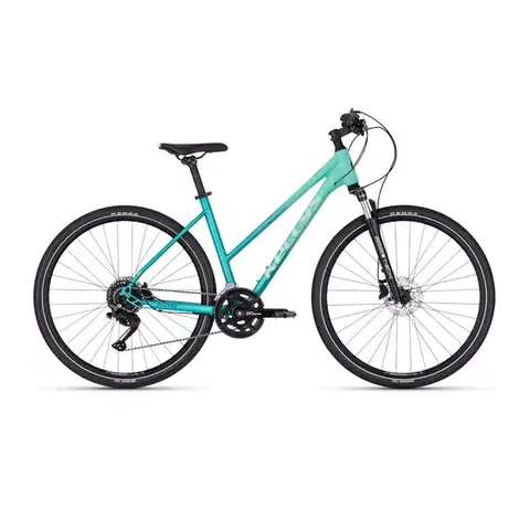 Bicykle Dámsky crossový bicykel KELLYS PHEEBE 50 28" 10.0 Aqua - M (19", 165-180 cm)