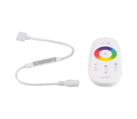 Predlžovacie káble  Diaľkový ovládač pre RGBW LED pásiky 12-24V 2,4GHz 2xAAA + controler 319364