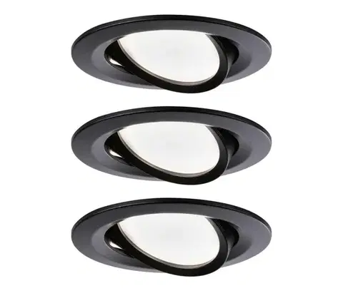 Svietidlá Paulmann 94472 - SADA 3xLED/6W IP23 Stmievateľné kúpeľňové svietidlo NOVA 230V 94472