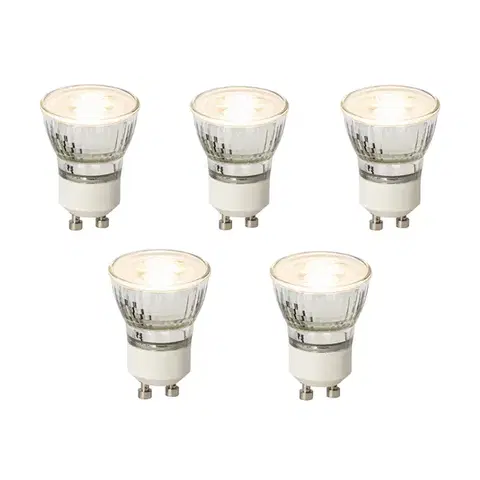 LED osvetlenie Sada 5 stmievateľných GU10 LED žiaroviek 35 mm 3W 220 lm 2700K