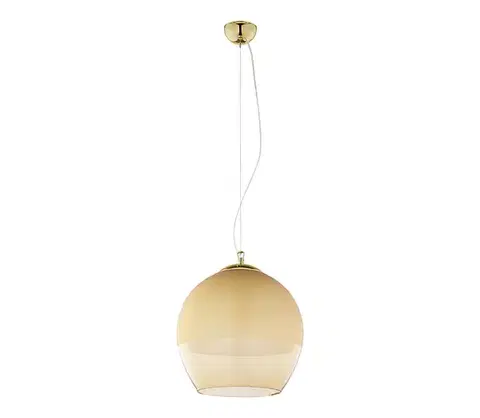Svietidlá  Luster na lanku BOULETTE 1xE27/60W/230V zlatá 3342
