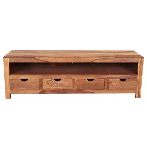 TV stolíky TV stolík Amba 160x50x45 z indického masívu palisander