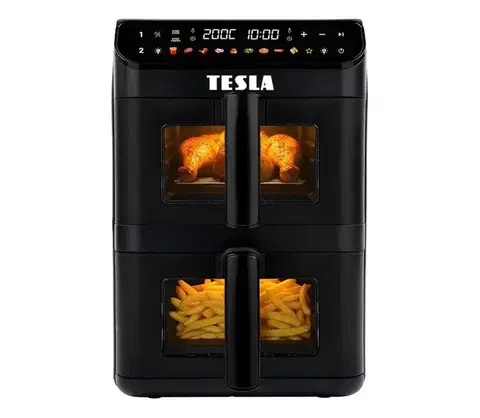 Predlžovacie káble TESLA Electronics AirCook - Multifunkčná digitálna teplovzdušná fritéza 11 l 2800W/230V čierna AIRCKDZQ670XXLBLK