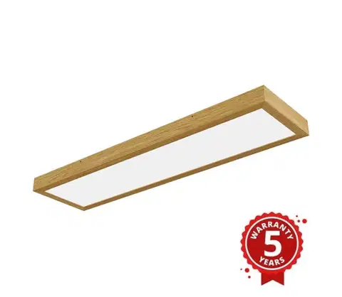 Svietidlá APLED - LED Prisadený panel QUADRA LED/42W/230V dub 135-0420